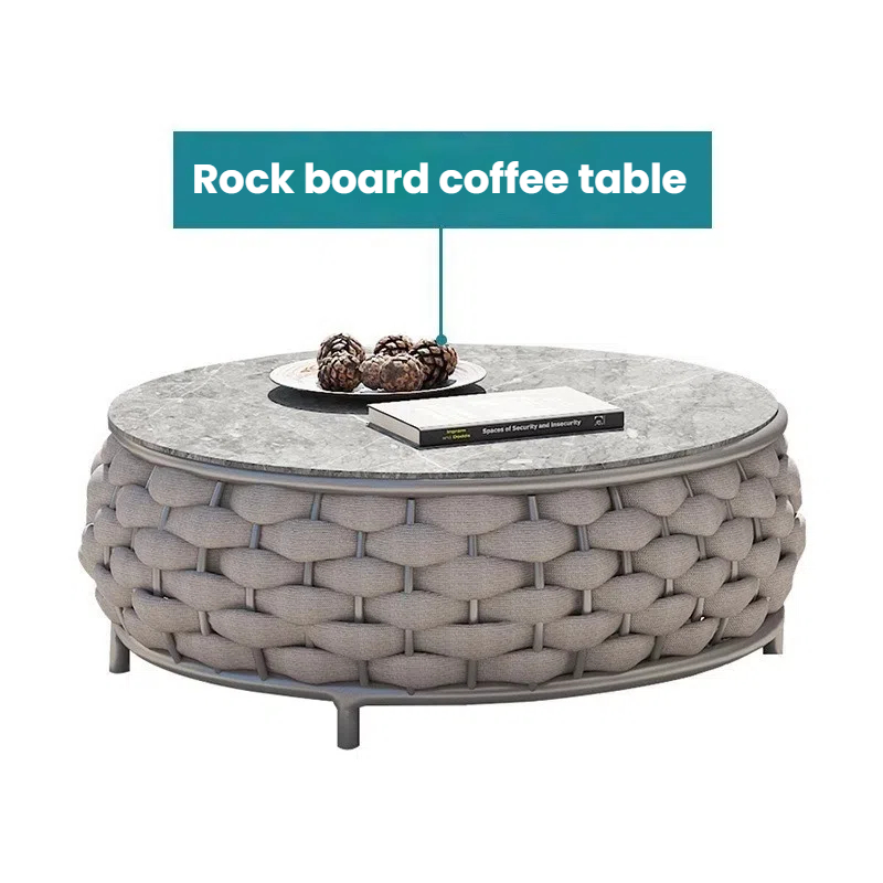 outdoor sofa and table